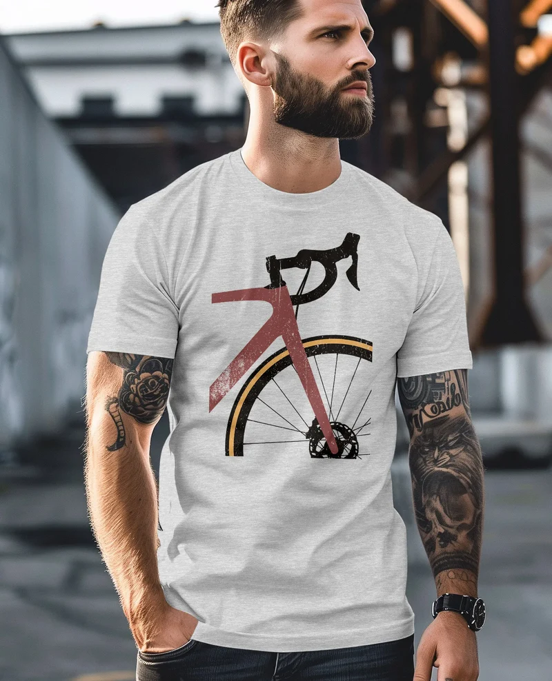 Herren T-Shirt Fahrrad Bike Radfahrer Sommer Outdoor Fashion Streetstyle