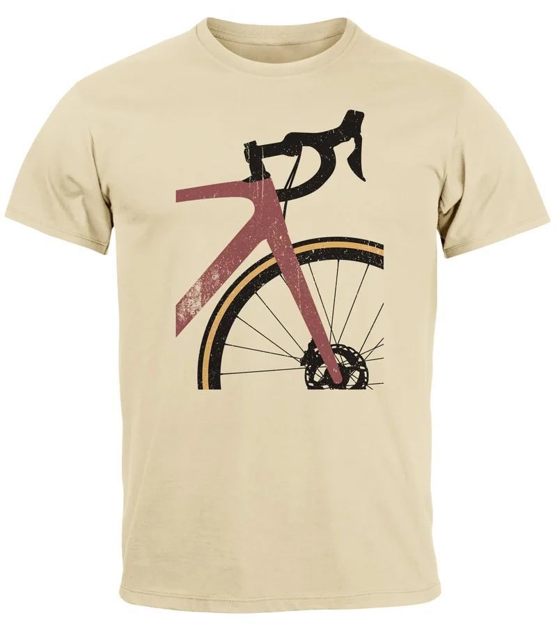 Herren T-Shirt Fahrrad Bike Radfahrer Sommer Outdoor Fashion Streetstyle