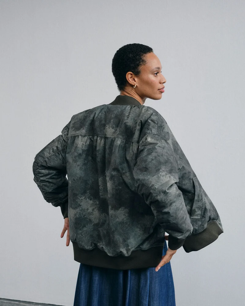 MMRuby Camou-Print Bomber Jacket