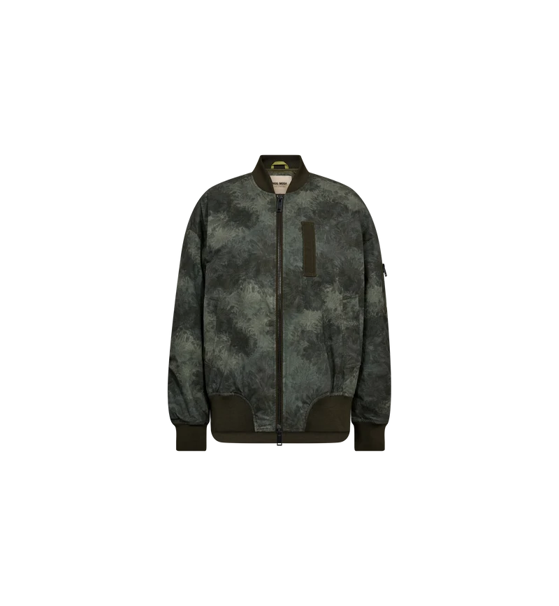 MMRuby Camou-Print Bomber Jacket