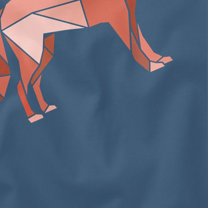 Herren T-Shirt Bedruckt Polygon Grafik Wolf Outdoor Fashion Tiermotiv Wandern Geometric Streetstyle