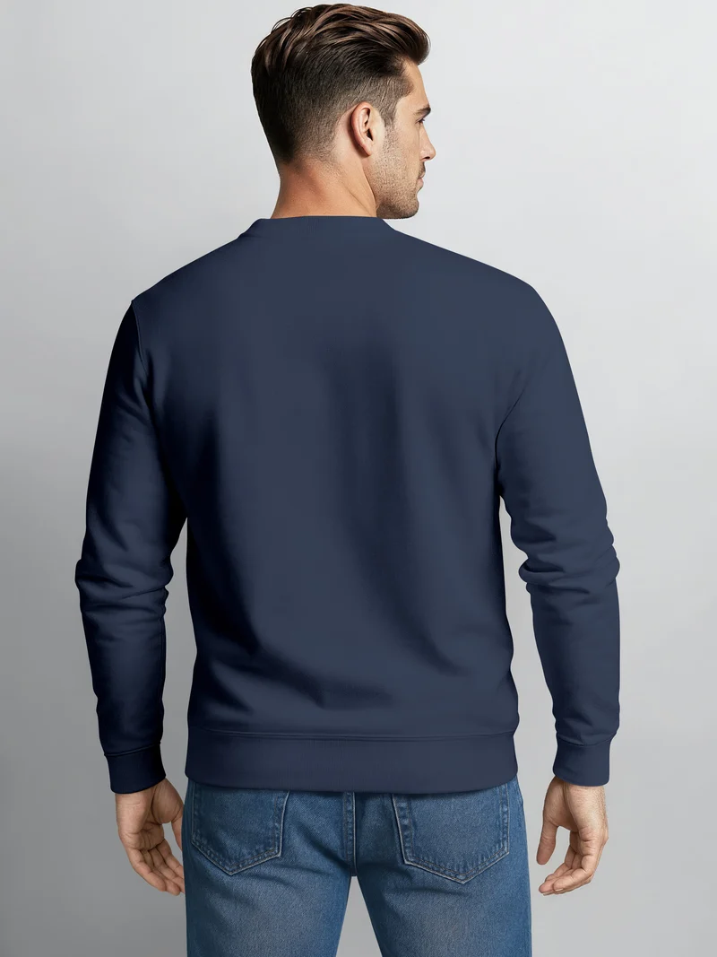 Sweatshirt Herren Schiff Kapitain Segeln Captain Rundhals-Pullover Anker