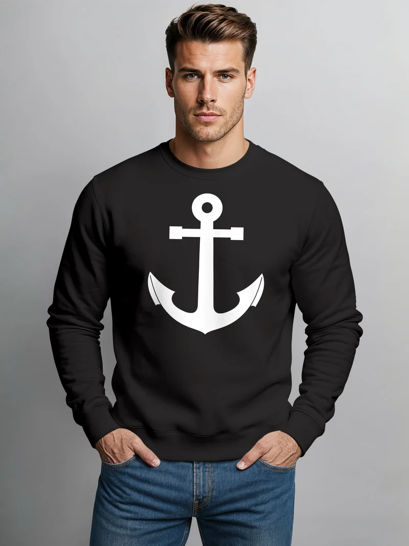 Sweatshirt Herren Anker V2 Rundhals-Pullover