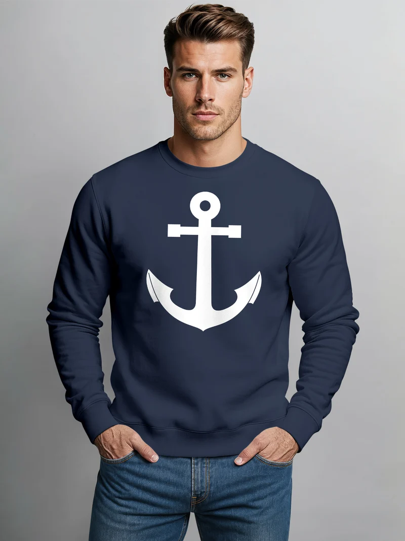 Sweatshirt Herren Anker V2 Rundhals-Pullover