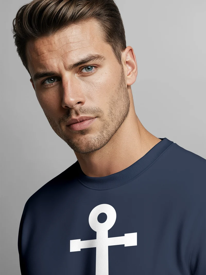 Sweatshirt Herren Anker V2 Rundhals-Pullover