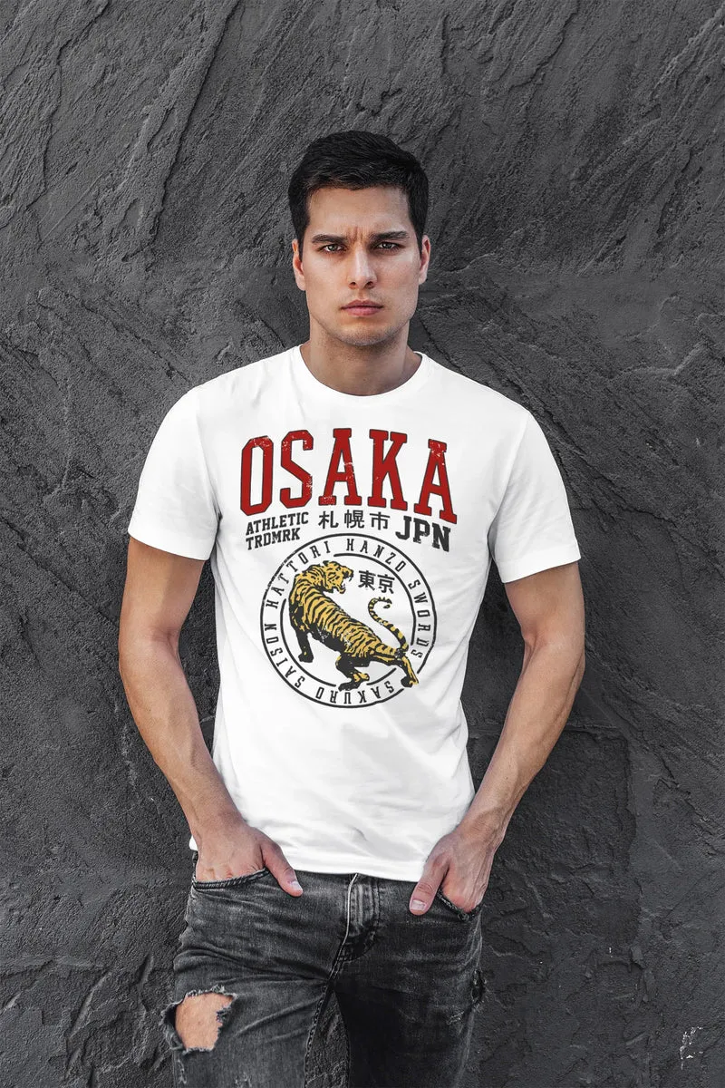 Herren T-Shirt Japan Osaka Tiger Athletic Hattori Hanzo Asien Style Fashion Streetstyle