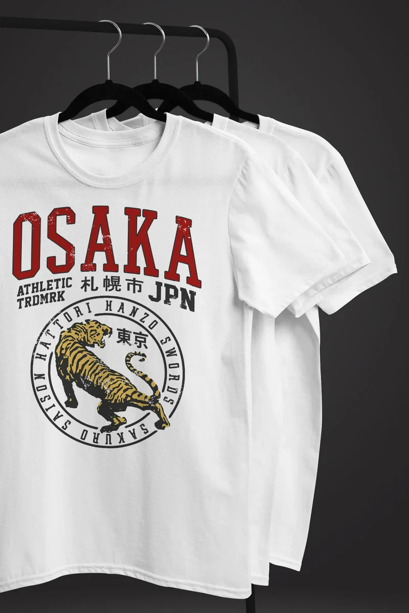 Herren T-Shirt Japan Osaka Tiger Athletic Hattori Hanzo Asien Style Fashion Streetstyle