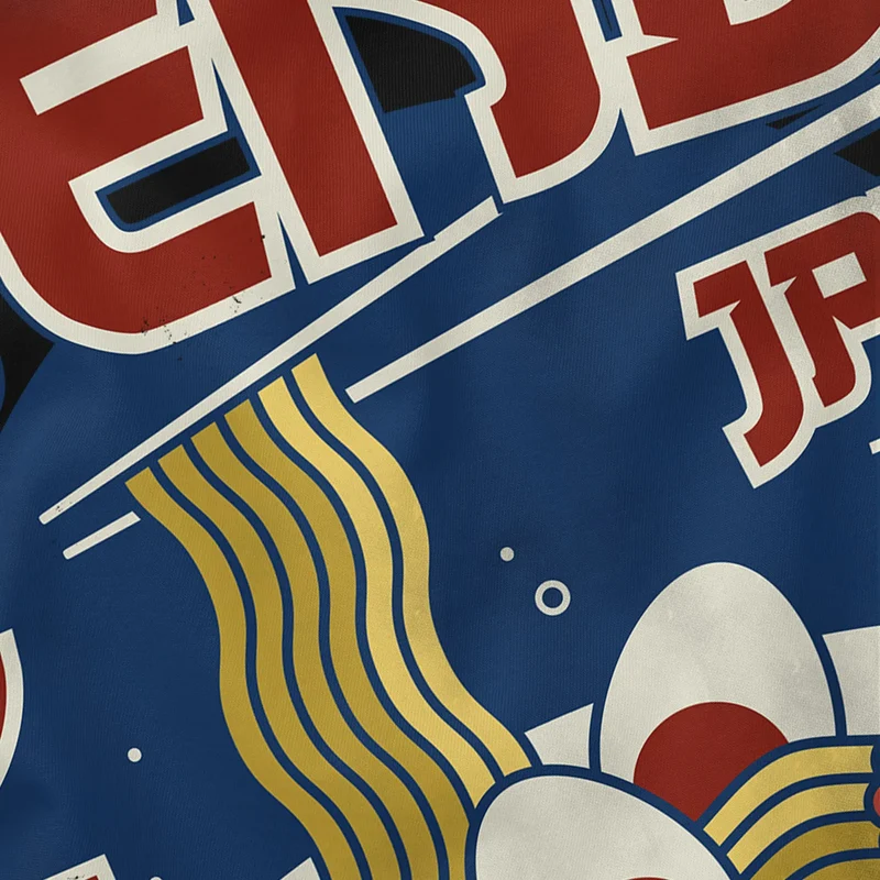 Herren T-Shirt Ramen Nudeln Japanisch Schrift Parodie Sent Noods Fashion Streetstyle