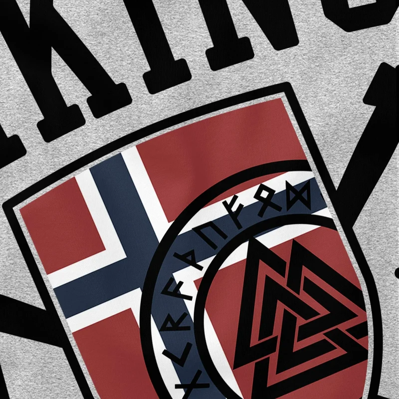Herren T-Shirt Viking Norway Norwegen Flagge Wikinger nordisch Fashion Streetstyle