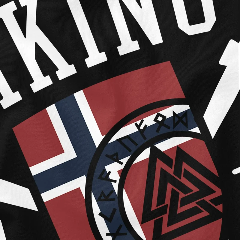 Herren T-Shirt Viking Norway Norwegen Flagge Wikinger nordisch Fashion Streetstyle