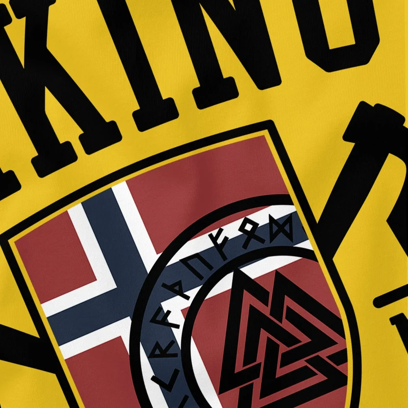 Herren T-Shirt Viking Norway Norwegen Flagge Wikinger nordisch Fashion Streetstyle