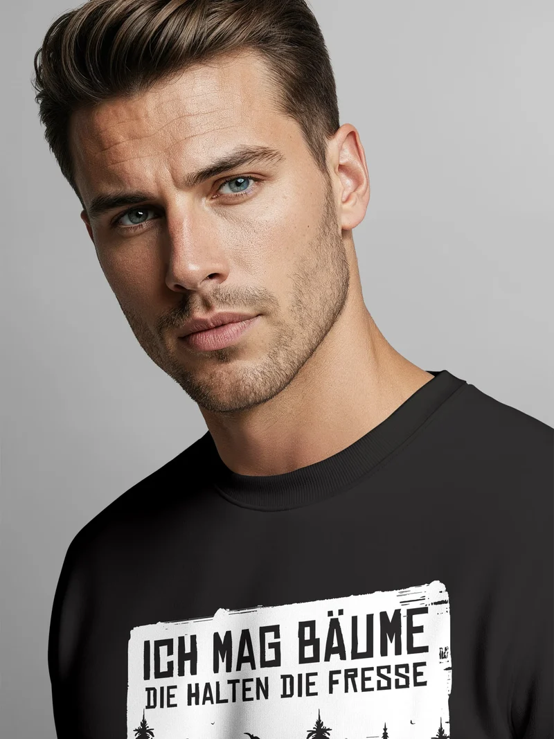 Sweatshirt Herren Wald Bäume Outdoor Adventure Abenteuer Natur-Liebhaber Pullover Fashion Streetwear