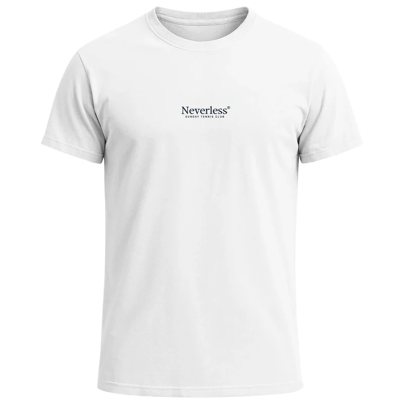 Herren T-Shirt Backprint Tennis Club Aufdruck Grafikshirt Sport Printshirt Fashion Streetstyle