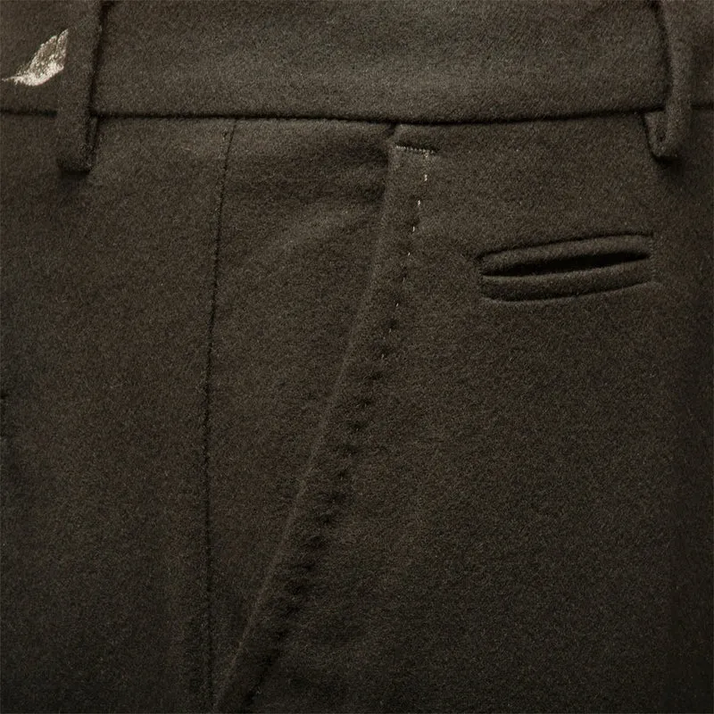 Felted Wool Tailored Chinos