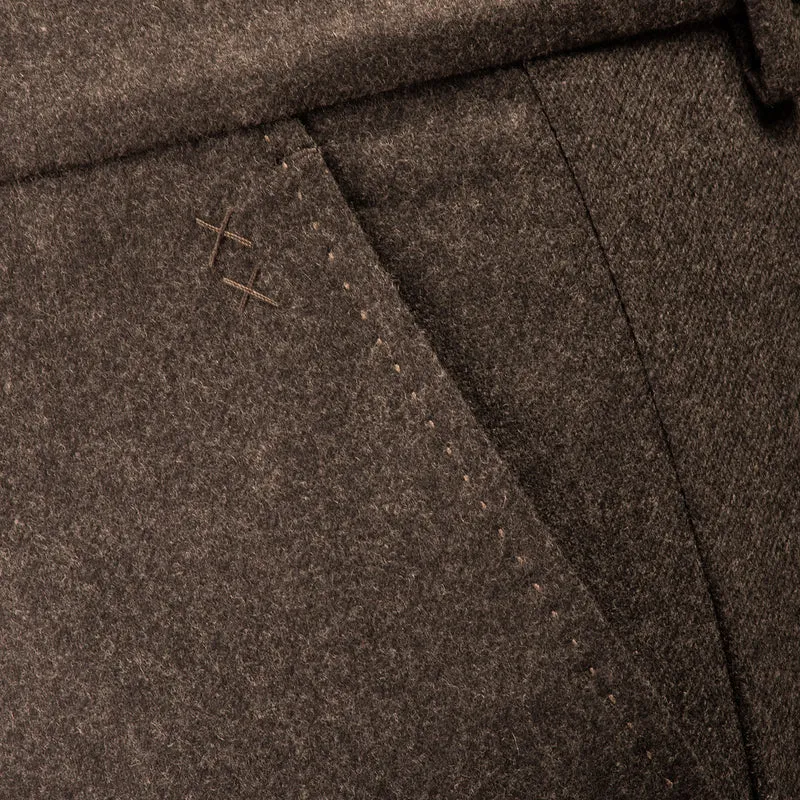 Felted Wool Tailored Chinos