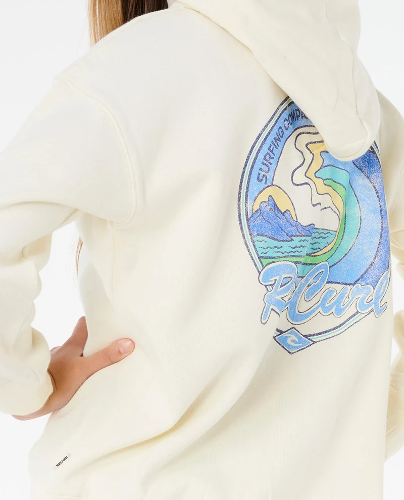 Lay Day Relaxed Zip Fleece Girl