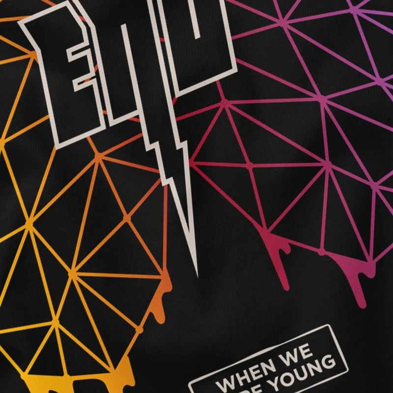 Herren T-Shirt Schmetterling Geometric Design Butterlfy Spruch Not the End Printshirt Fashion Streetstyle
