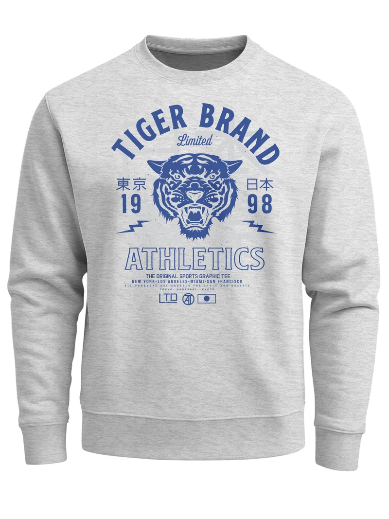 Cooles Herren Sweatshirt Tiger Brand Tokyo Supply Japan Athletic Sport Muskelshirt Muscle Shirt
