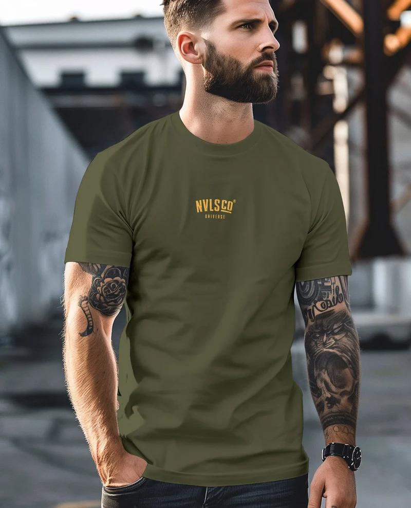 Herren T-Shirt Backprint Herren Adler Eagle Print Retro Design Rückenaufdruck Männer Fashion Streetstyle