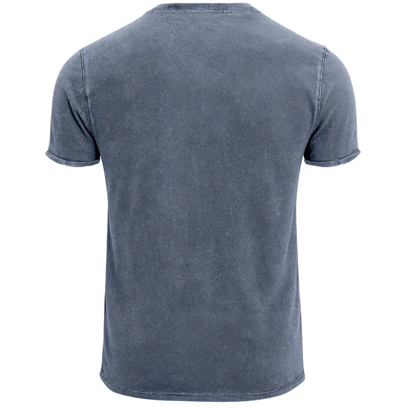 Herren Vintage Shirt Spartan Helm Athletic Printshirt Aufdruck Frontprint Used Look Fashion Streestyle