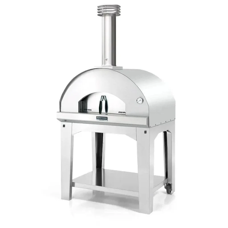 Fontana Forni Mangiafuoco Wood-Fired Pizza Oven – Stainless – FTMF-S
