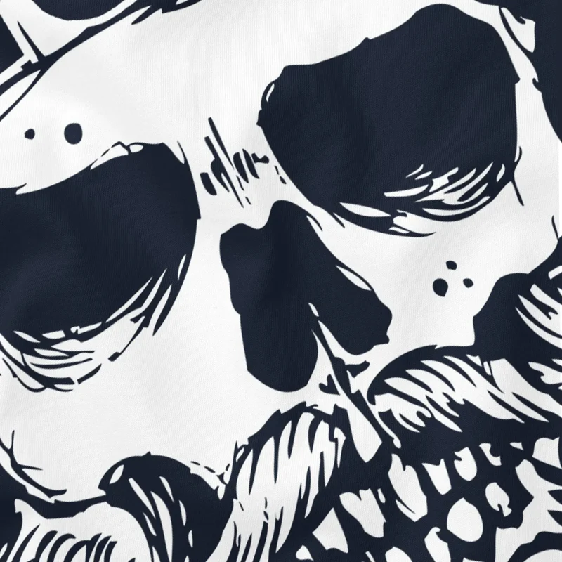 Herren T-Shirt Totenkopf Nordisch Moin Hamburg Dialekt Skull Anker Fashion Streetstyle
