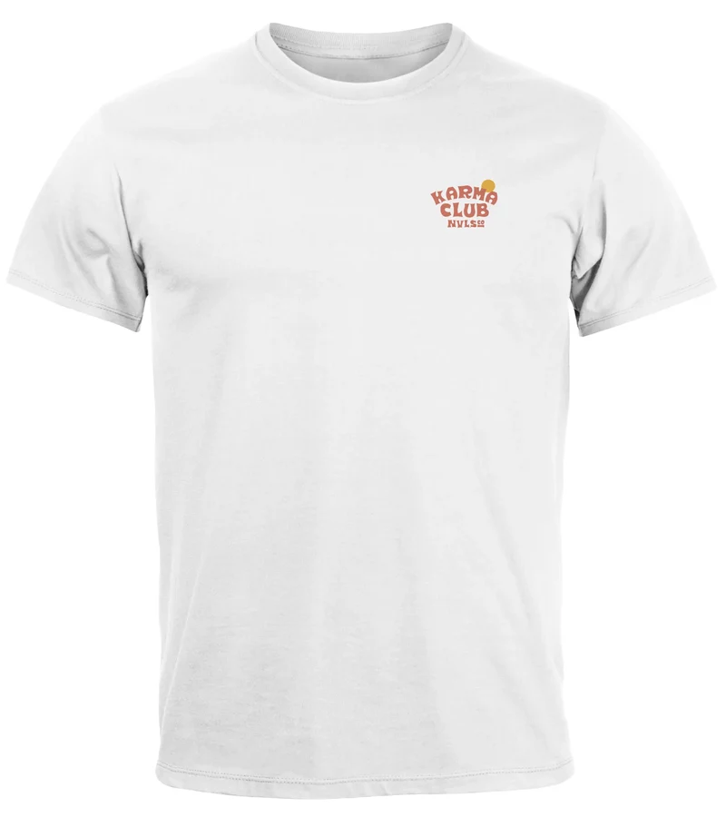 Herren T-Shirt Backprint Tiger Motiv Rückenprint und Brustlogo Sommer Fashion Streetstyle
