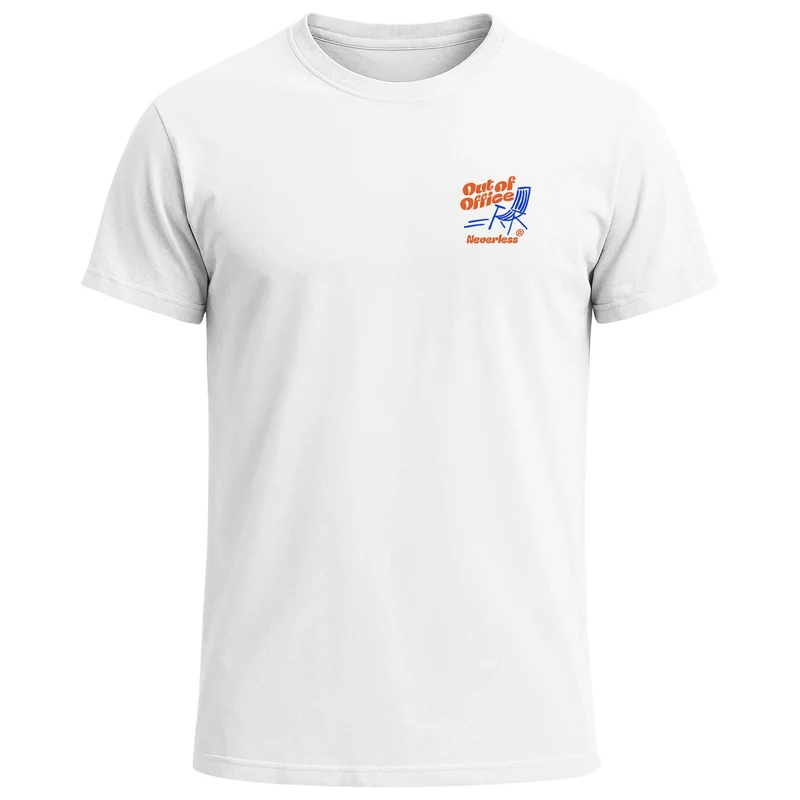Herren T-Shirt Backprint Sommer Funshirt Rückendruck – Baumwollshirt kurzarm – Lustiges Motiv im Retro-Stil - Fashion Streetstyle