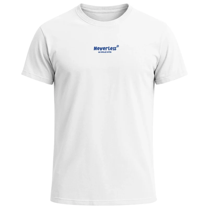 Herren T-Shirt Backprint Sommer Grafikshirt im Retro Style Zitrone Limon Cello Schriftzug Fashion Streetstyle