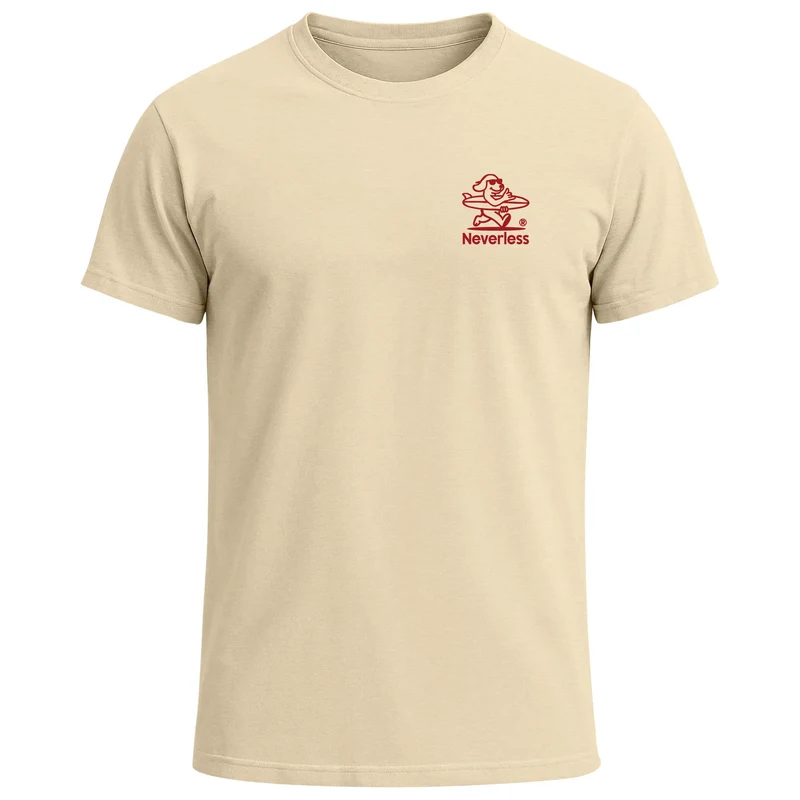 Herren T-Shirt Sunset Beach Club Retro Shirt– Sommer Rückendruck im Vintage Look – Kurzarm Baumwollshirt