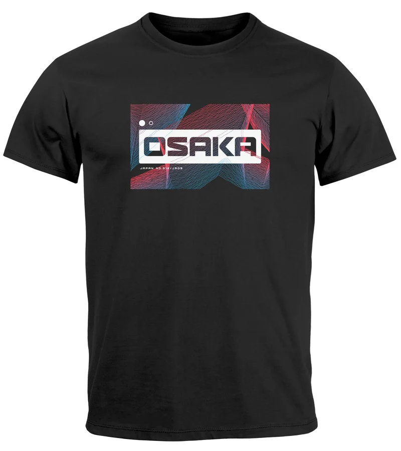 Herren T-Shirt Japan Osaka Asian style Teachwear Fashion Streetstyle