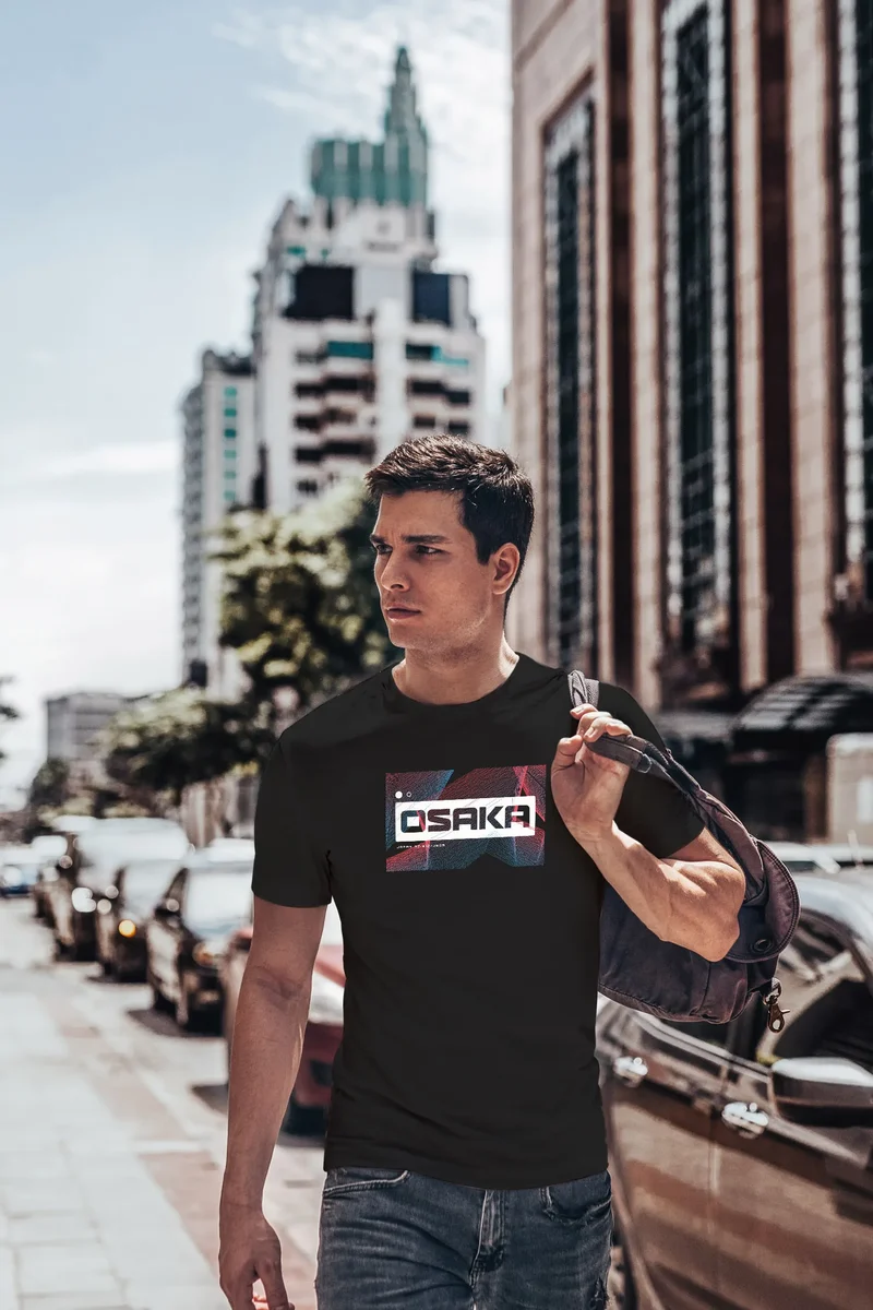 Herren T-Shirt Japan Osaka Asian style Teachwear Fashion Streetstyle