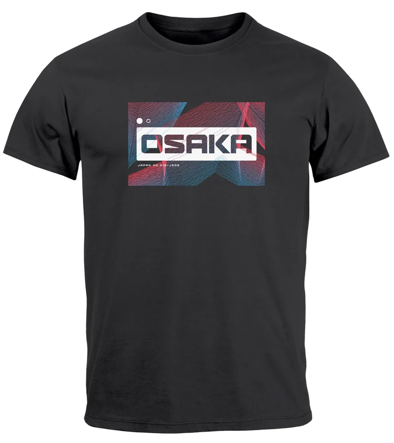 Herren T-Shirt Japan Osaka Asian style Teachwear Fashion Streetstyle