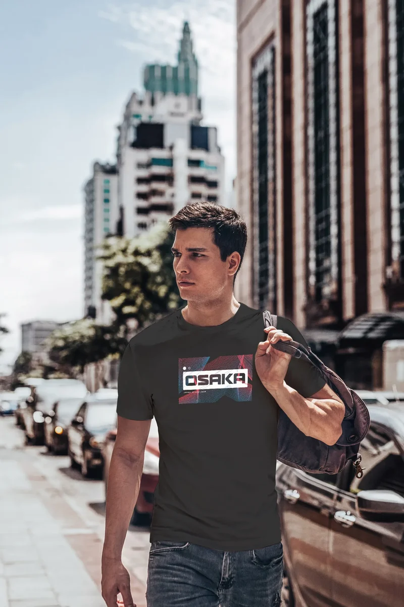 Herren T-Shirt Japan Osaka Asian style Teachwear Fashion Streetstyle