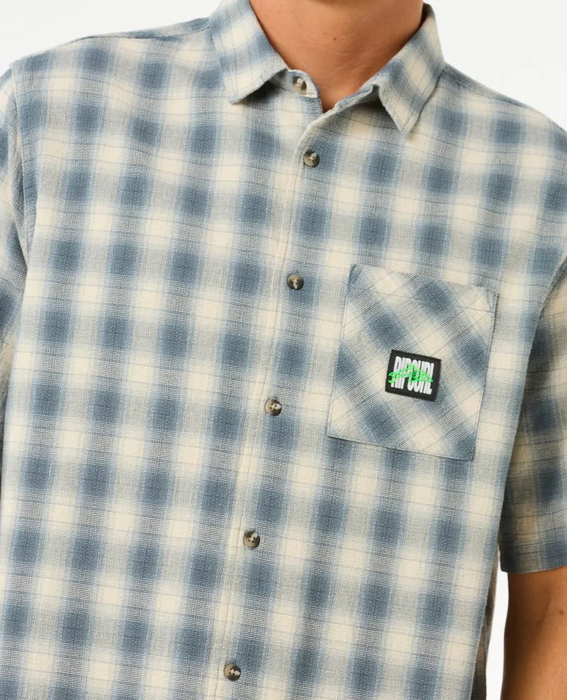 Raw Energy Short Sleeve Plaid Shirt