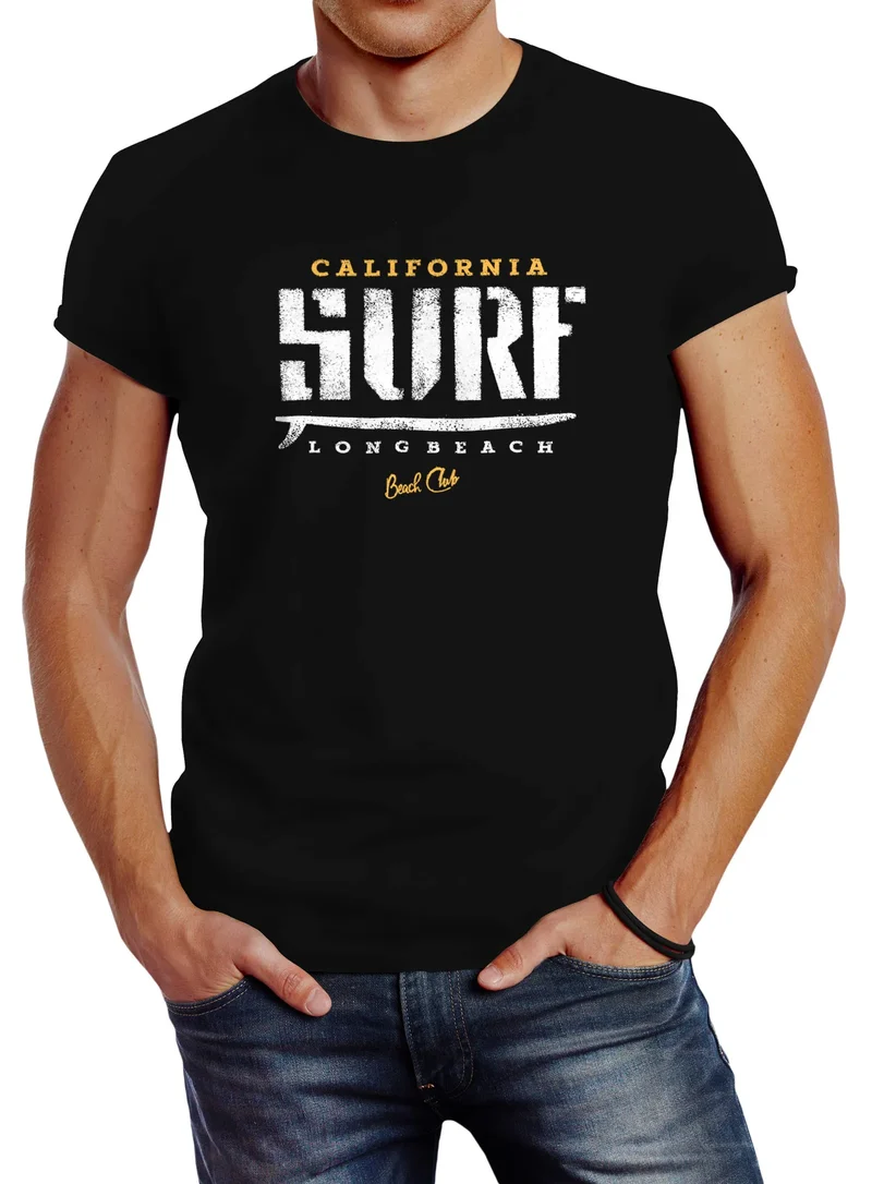 Herren T-Shirt Surf Westcoast California