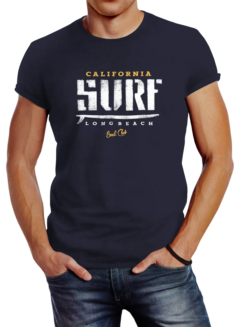 Herren T-Shirt Surf Westcoast California