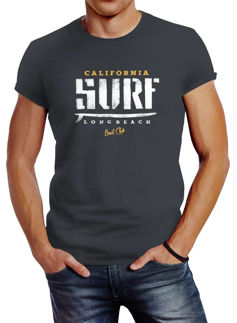 Herren T-Shirt Surf Westcoast California