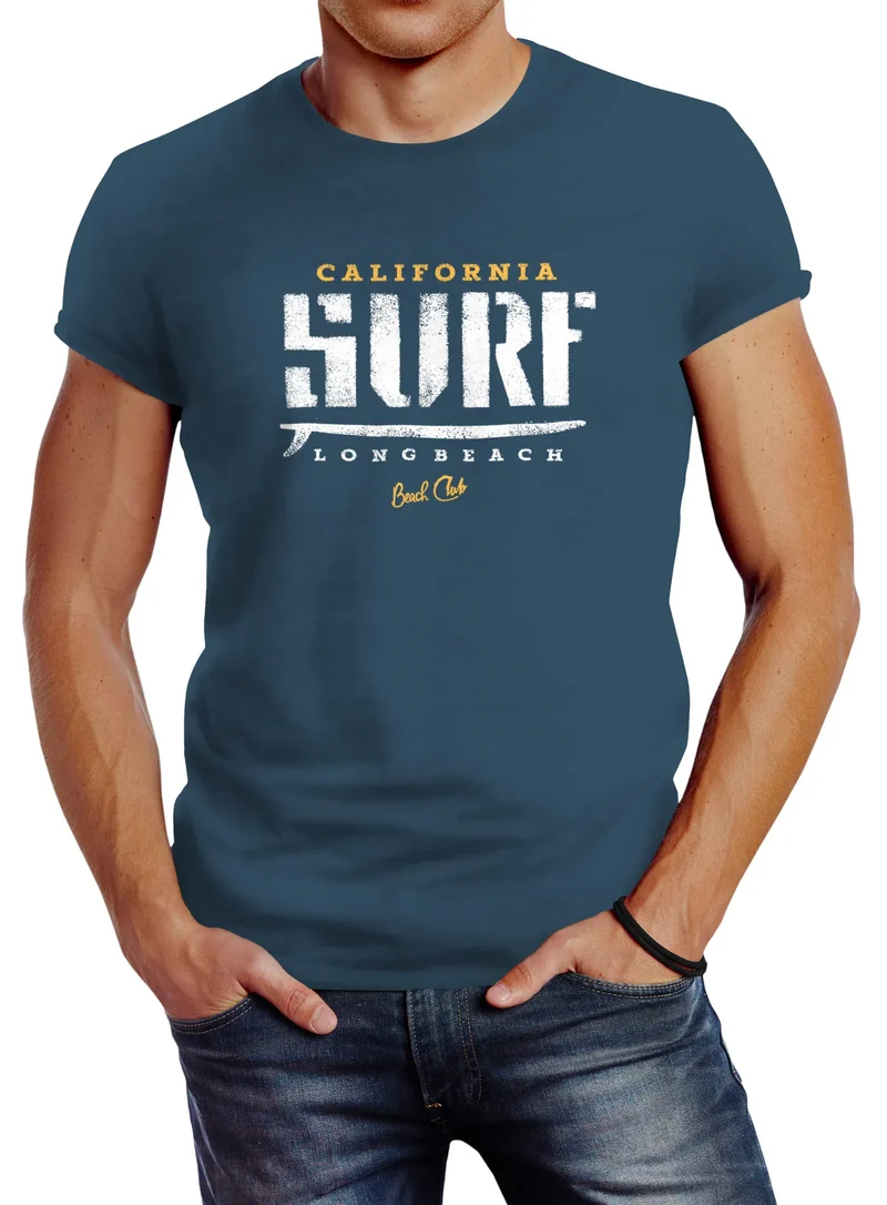 Herren T-Shirt Surf Westcoast California