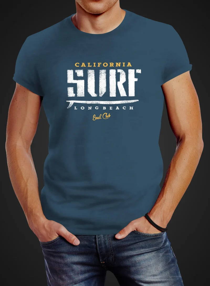 Herren T-Shirt Surf Westcoast California