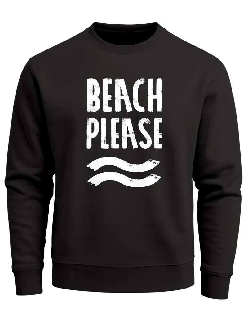 Sweatshirt Herren Beach please Rundhals-Pullover