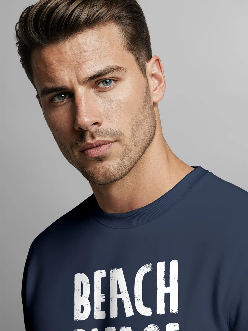 Sweatshirt Herren Beach please Rundhals-Pullover