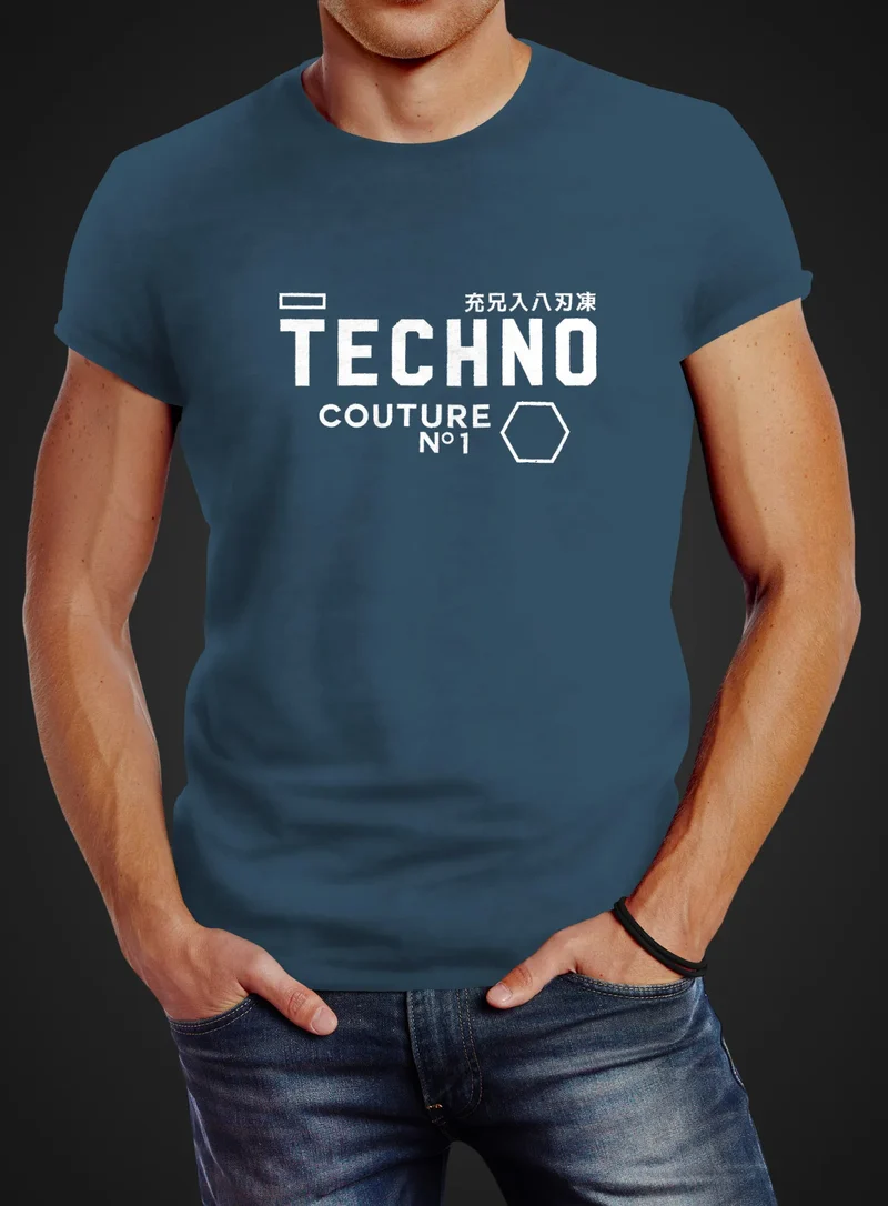 Techno Shirt Herren
