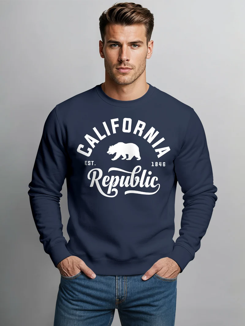 Schöner California Republic Herren Pullover Sweatshirt