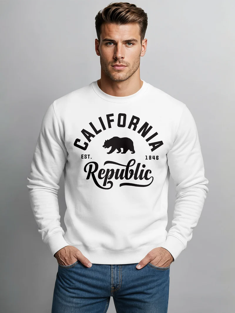 Schöner California Republic Herren Pullover Sweatshirt