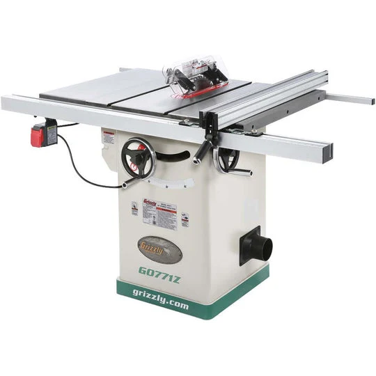 Grizzly G0771Z 10″ 2 HP 120V Hybrid Table Saw with T-Shaped Fence