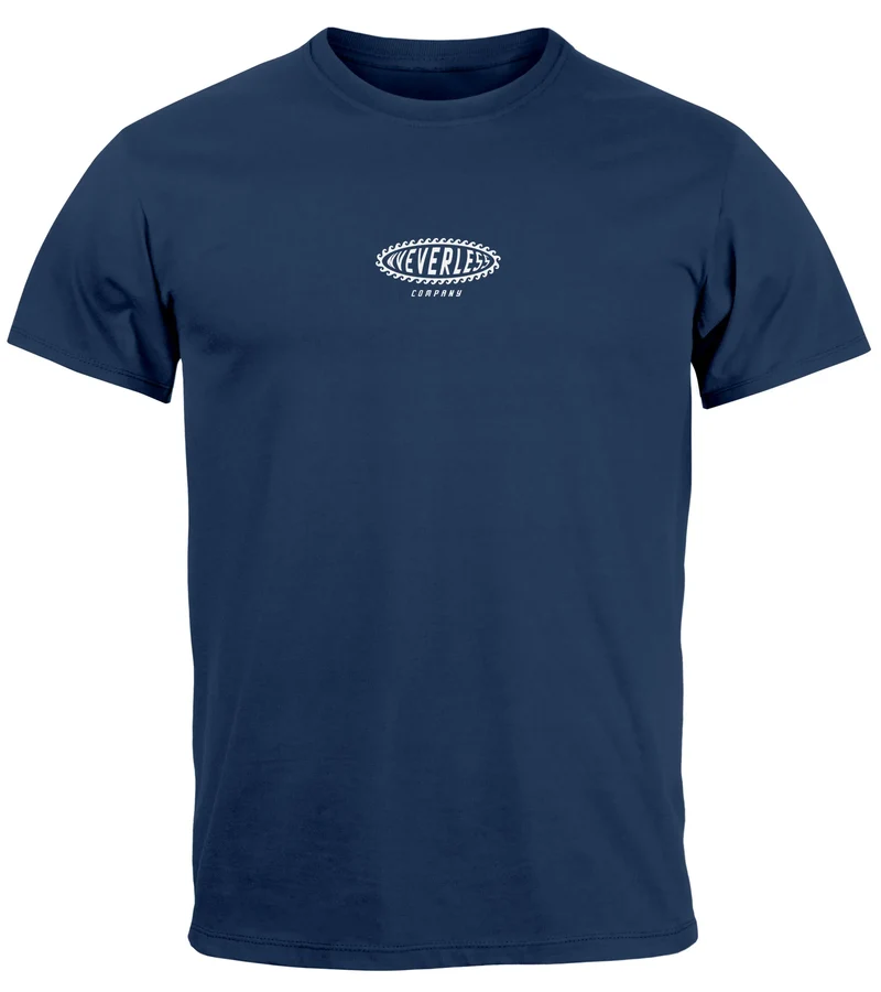 Herren T-Shirt mit Palmen-Print Baumwollstoff und Grafik Aufdruck Sommer Fashion Streetstyle