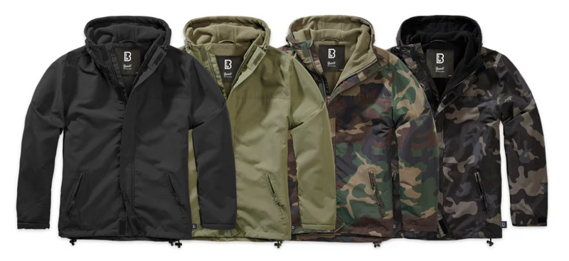 WINDBREAKER FRONTZIP in 4. Farben