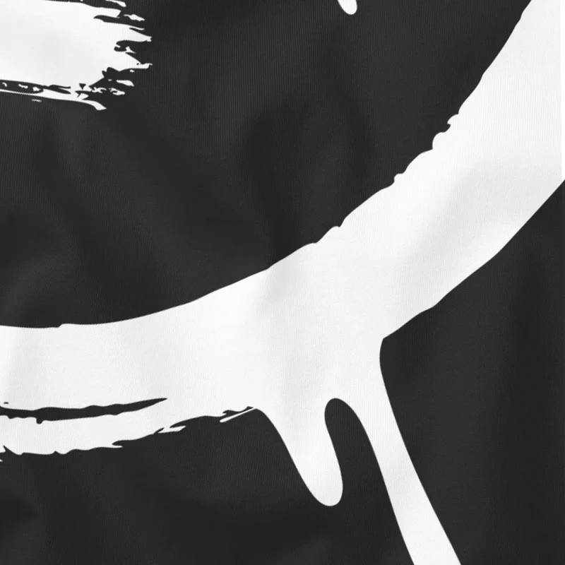 Herren T-Shirt mit Print Aufdruck Smile Techwear Fashion Streetstyle Trendmotiv