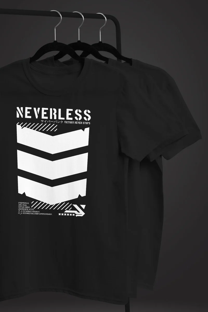 Herren T-Shirt Techwear Trend Motive Japanese Streetstyle Military Fashion Fashion Streetstyle